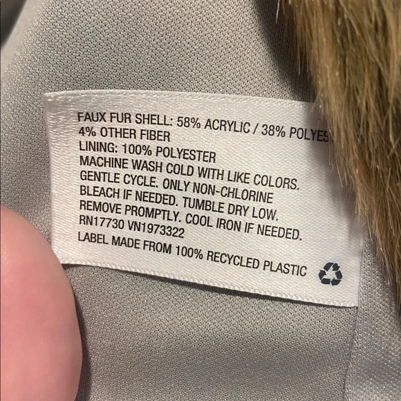 Wild Fable XXL Faux Fur Coat - Picture 3 of 7